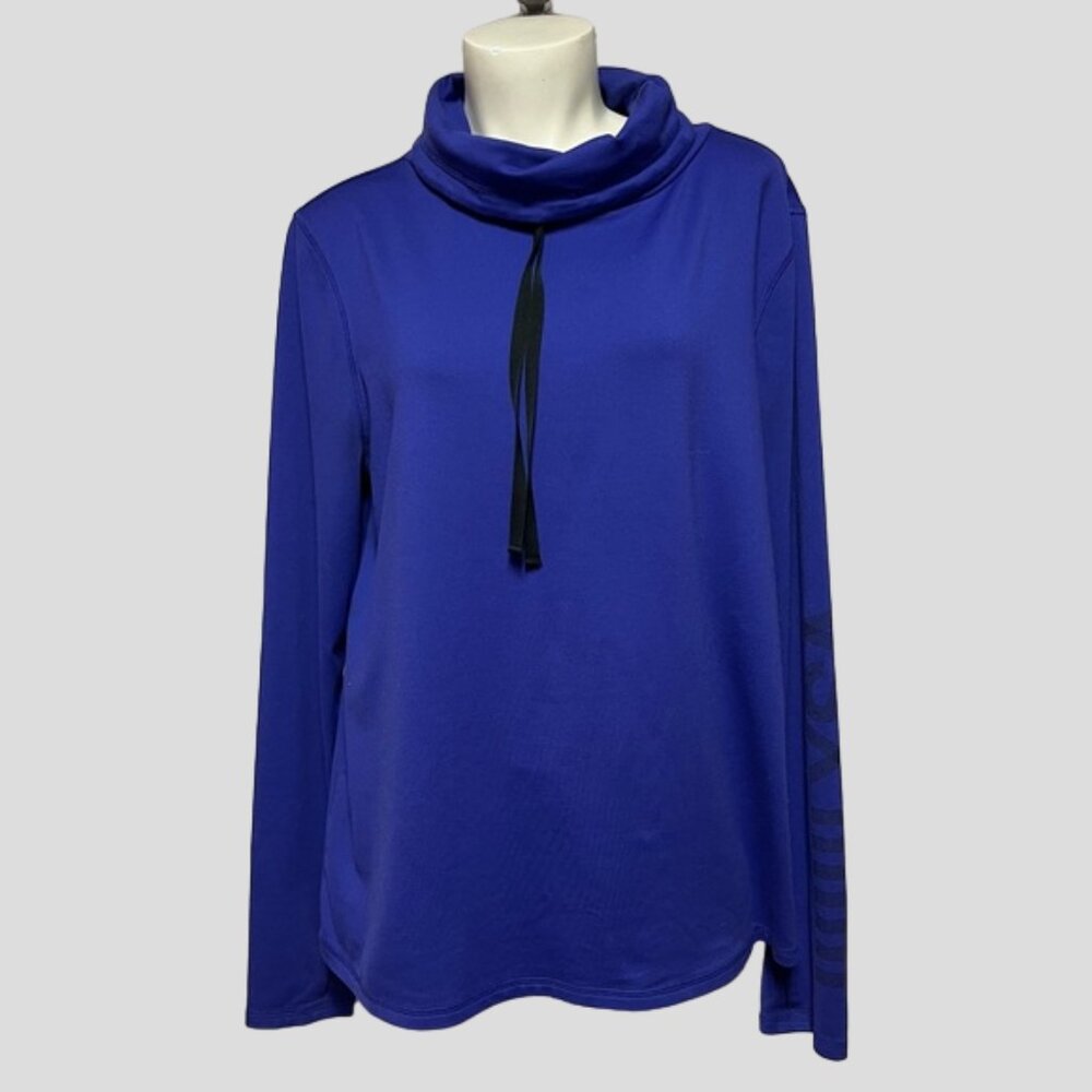 Victoria's Secret Indigo Sport Cowl Neck Long Sleeve Pullover